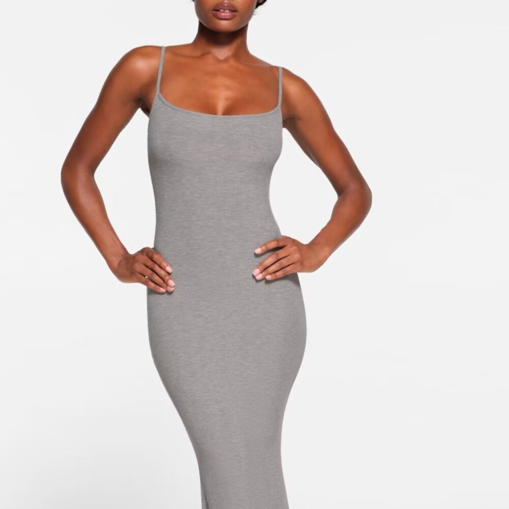 SKIMS SOFT LOUNGE LONG SLIP DRESS